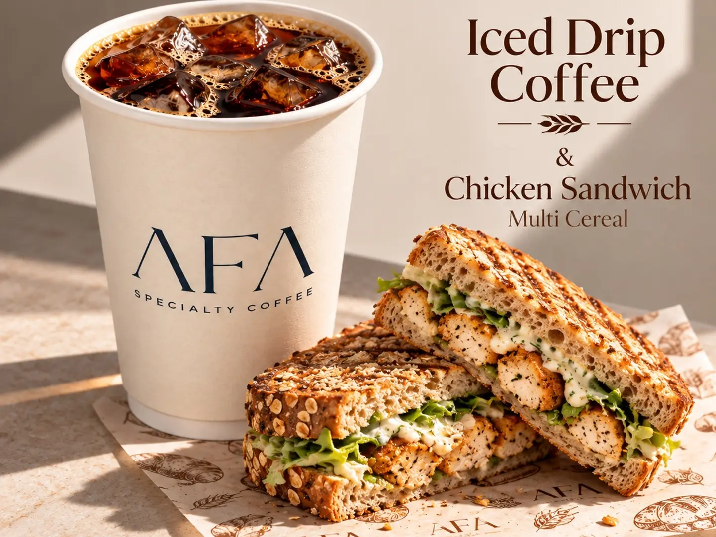 Healthy Sandwich And Coffee