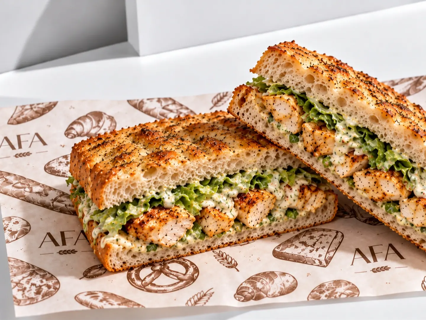 Chicken Ranch Cibatta Bread