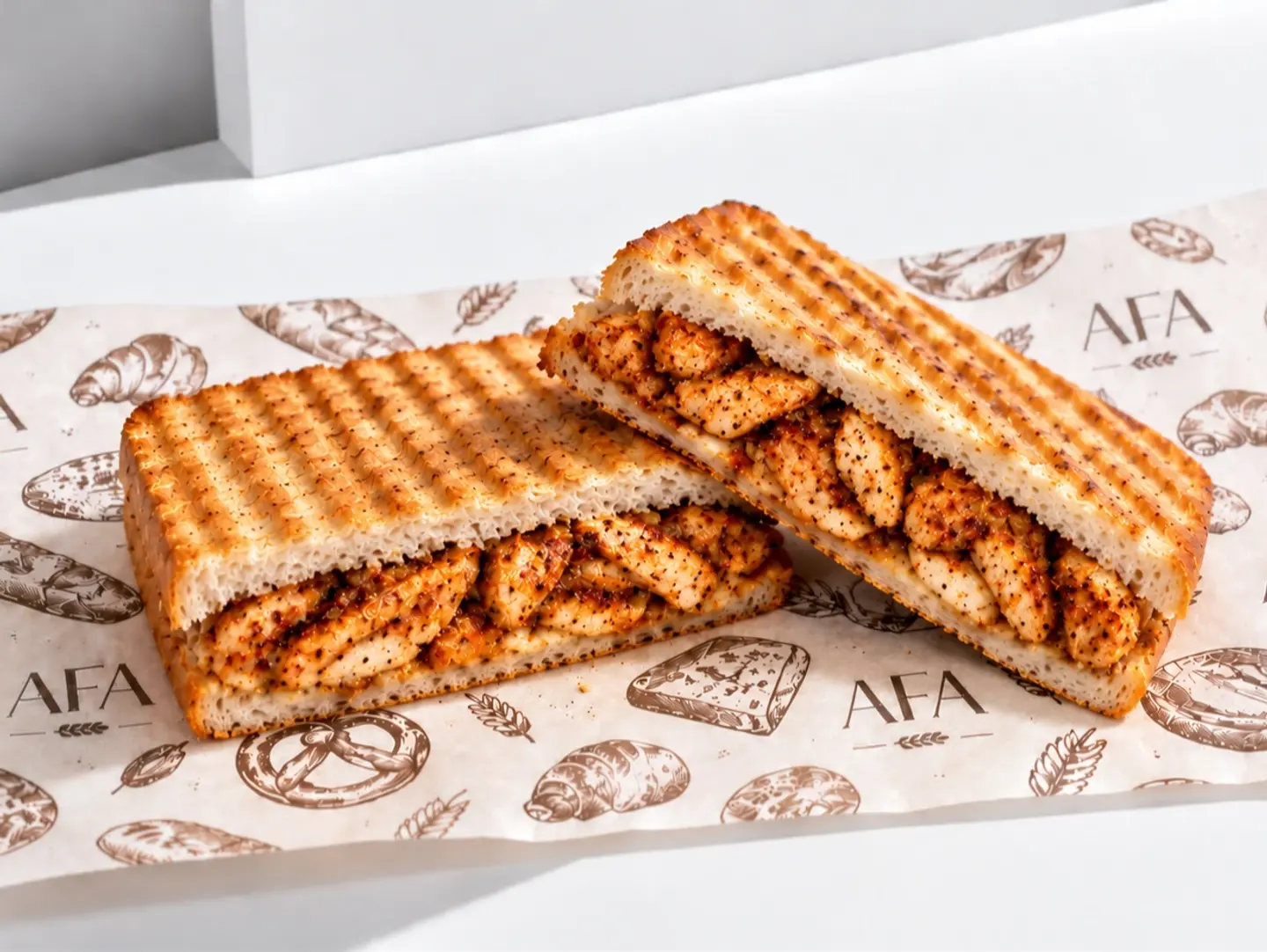 Caesar Chicken In Oat Bread