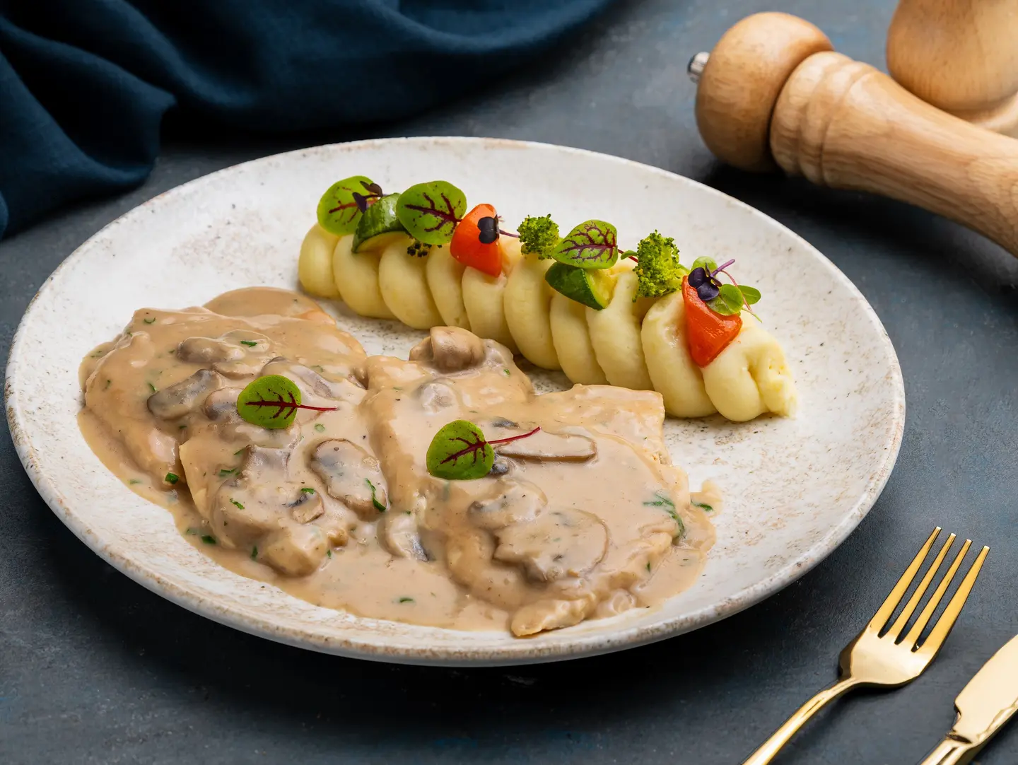 Chicken With Mushrooms