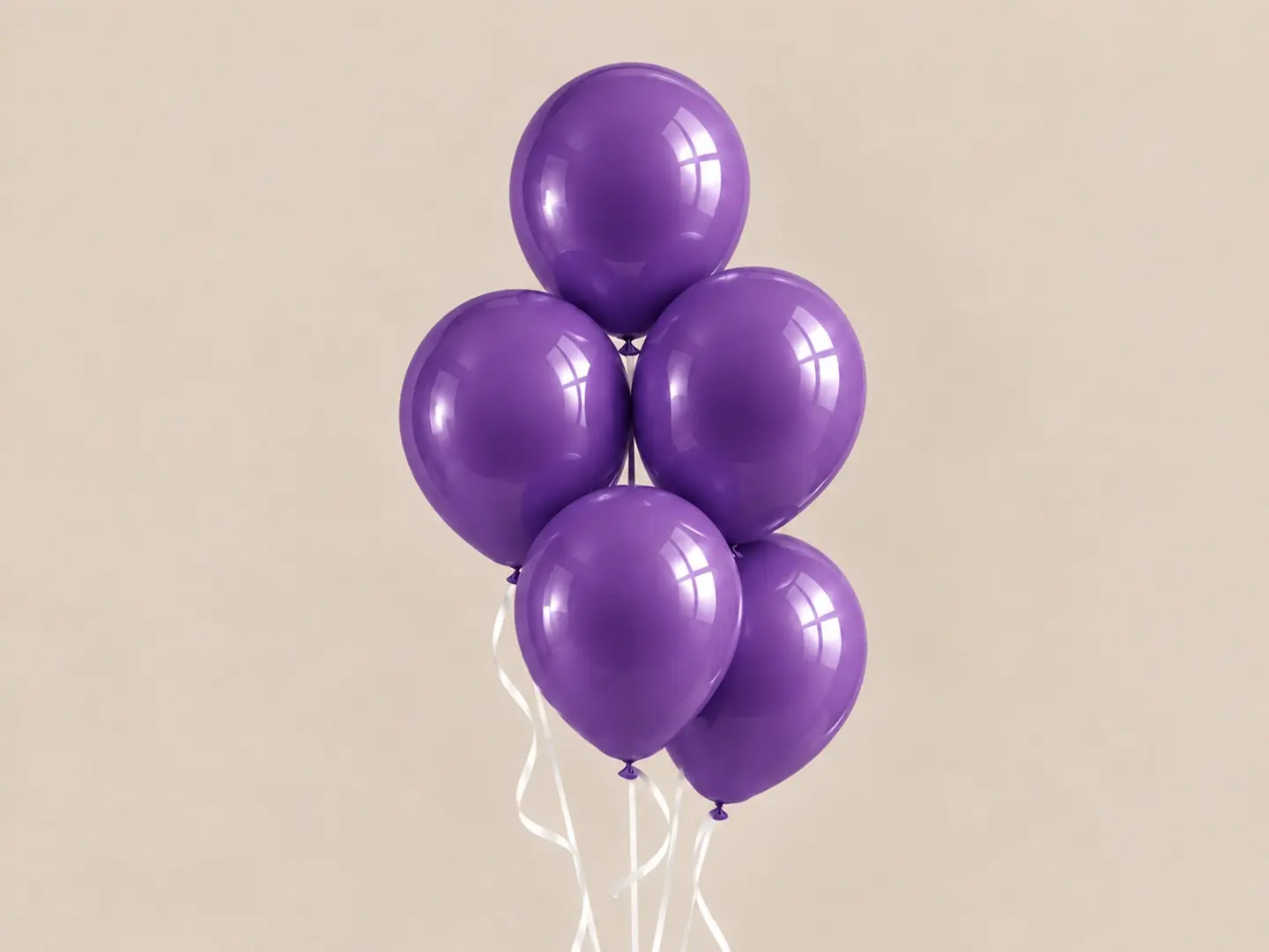 Elegant Purple Balloon Bouquet