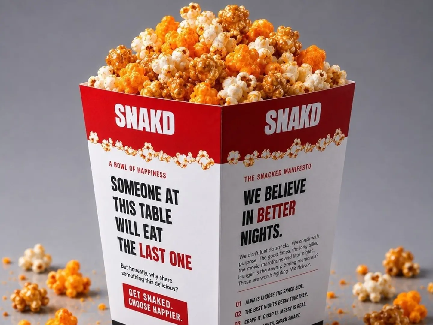 Salt + Caramel Mix Popcorn - Salt + Caramel Mix Popcorn
