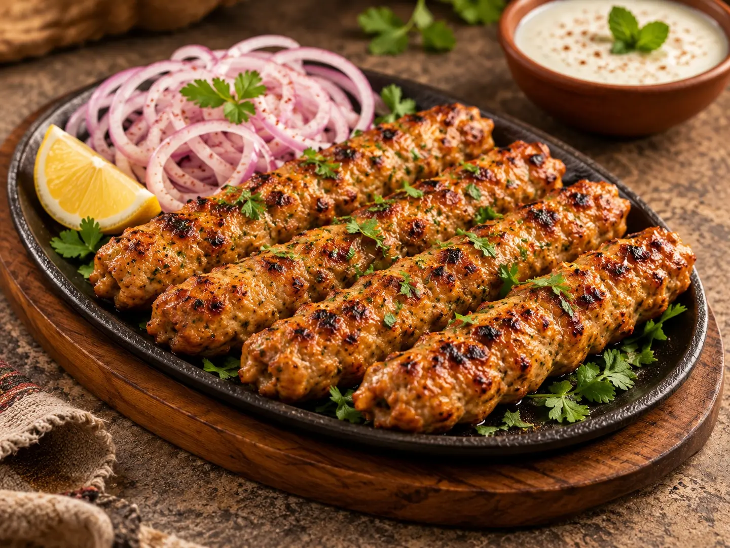 كباب سيخ دجاج - نصف