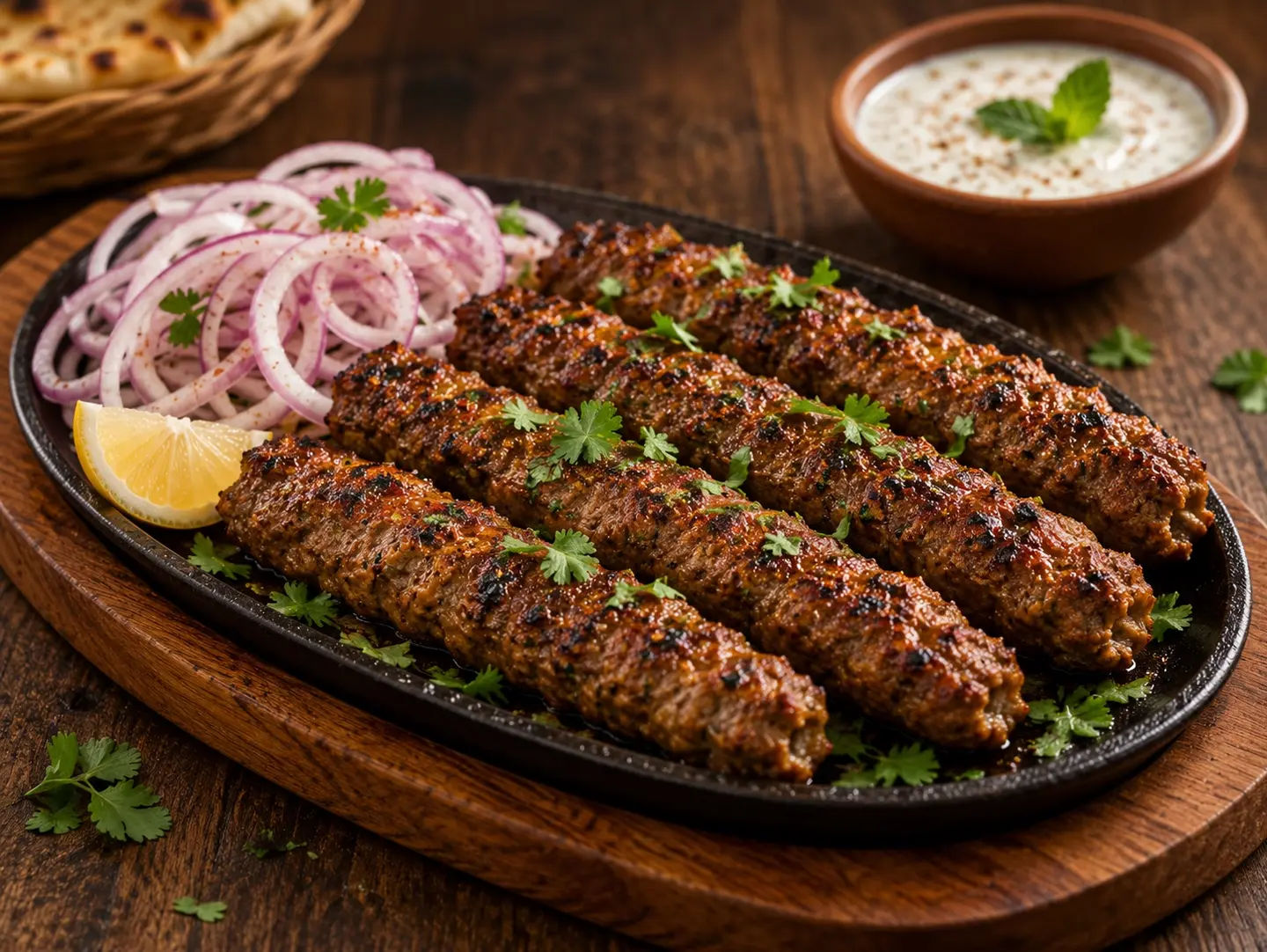 كباب سيخ لحم بقري - نصف