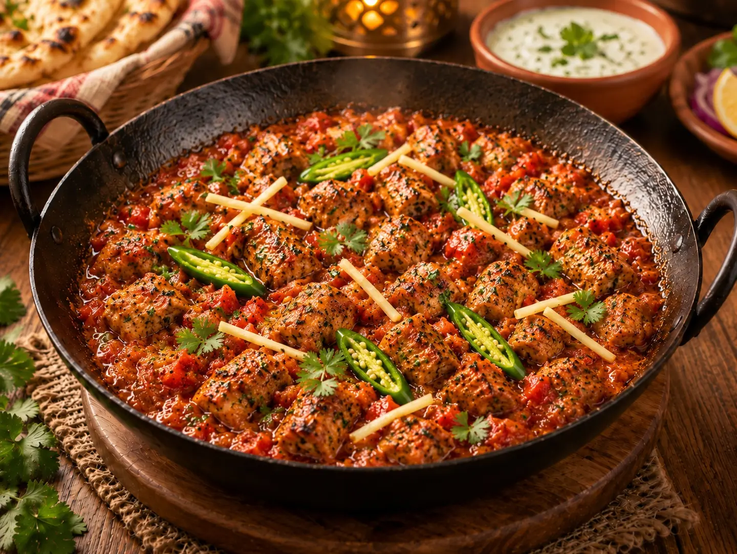 كراهي كباب بقري - نصف