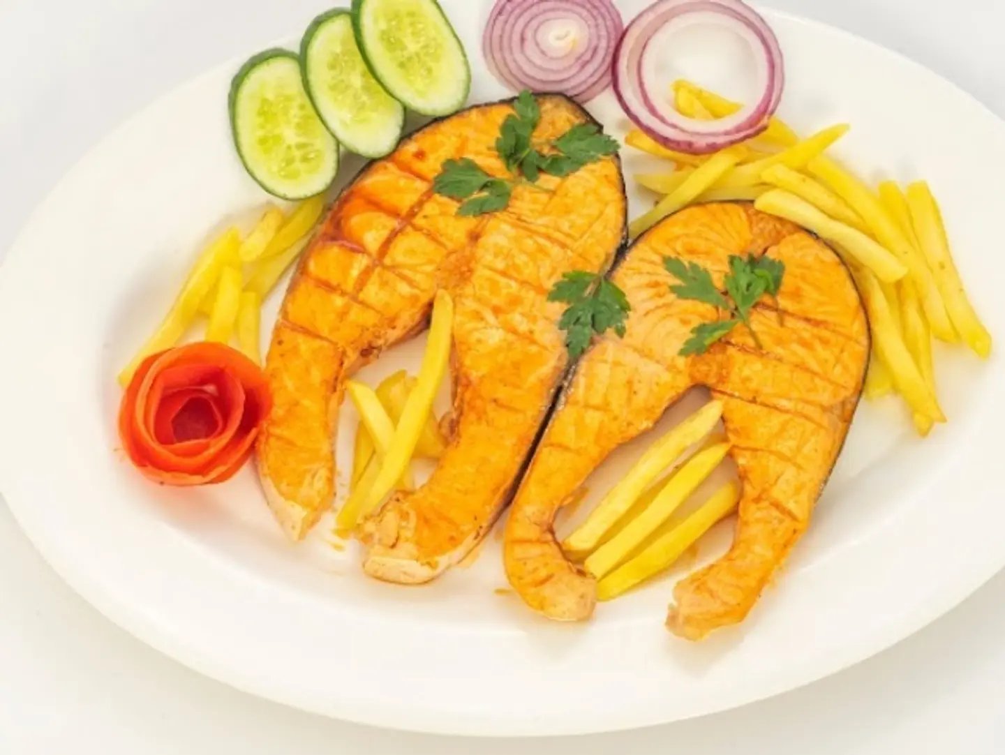 Salmon Grilled500 Gn - Fried