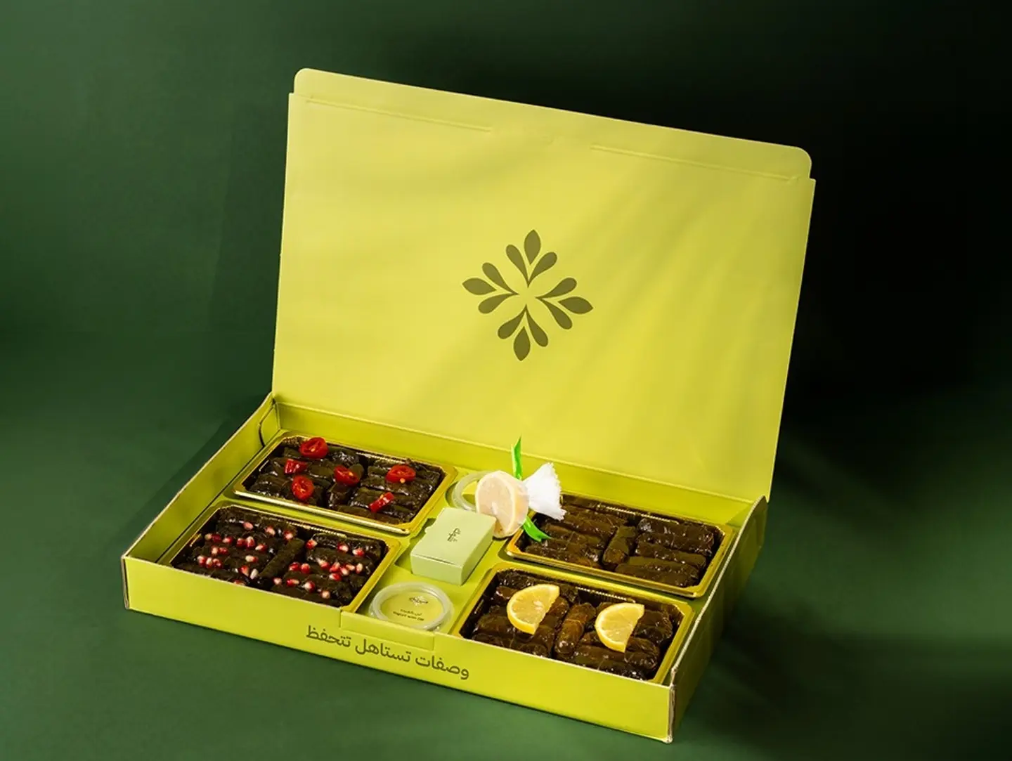 Large Grape Leaves Box