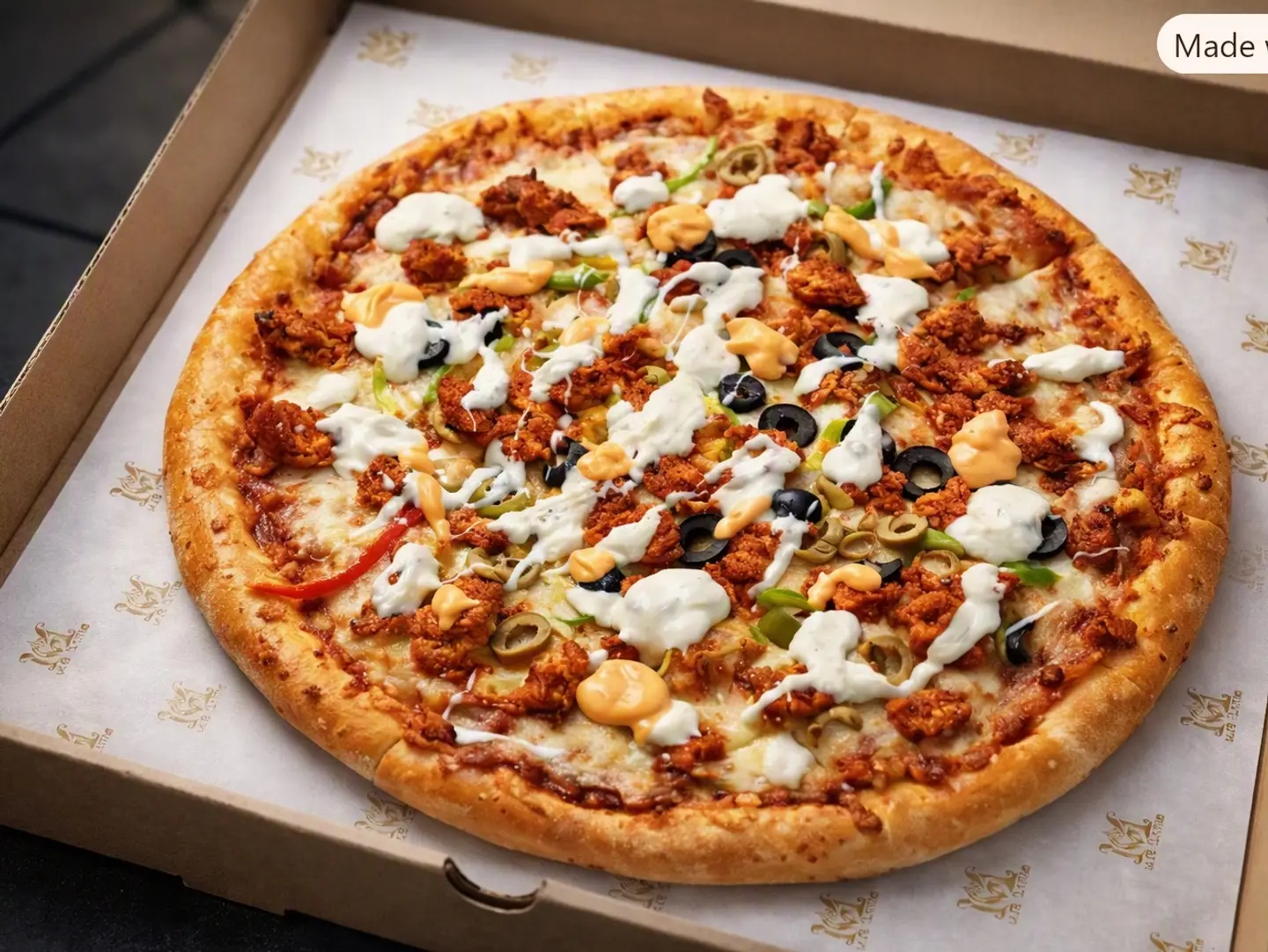 Large Shawarma Pizza