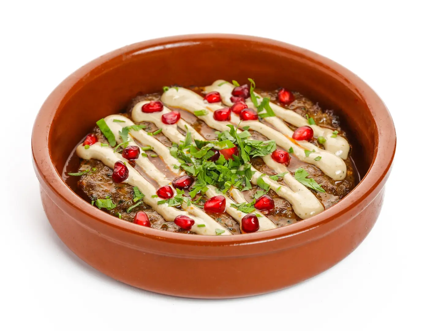 Meat Kofta And Tahini Casserole