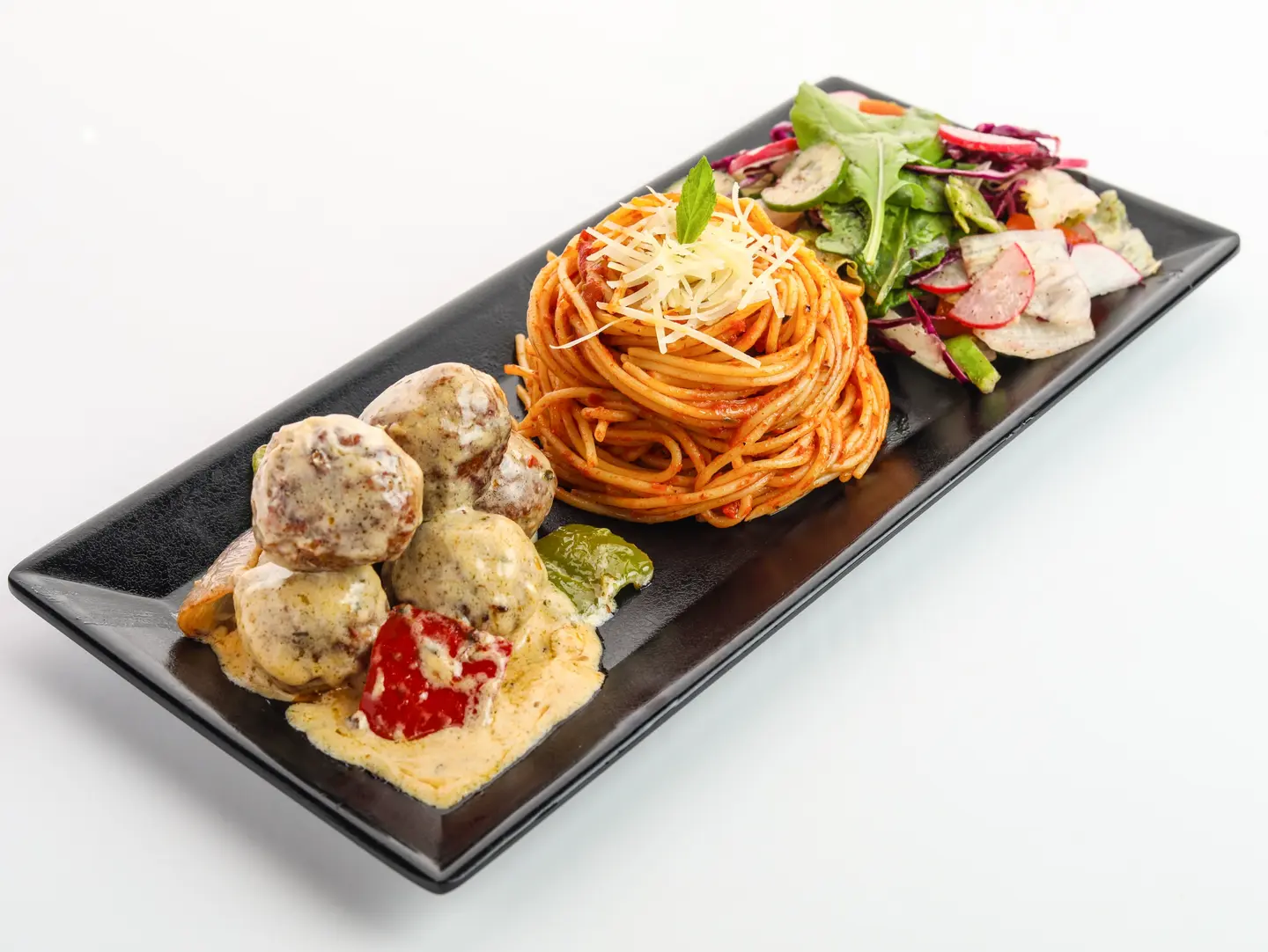 Pasta With Chicken Meatballs