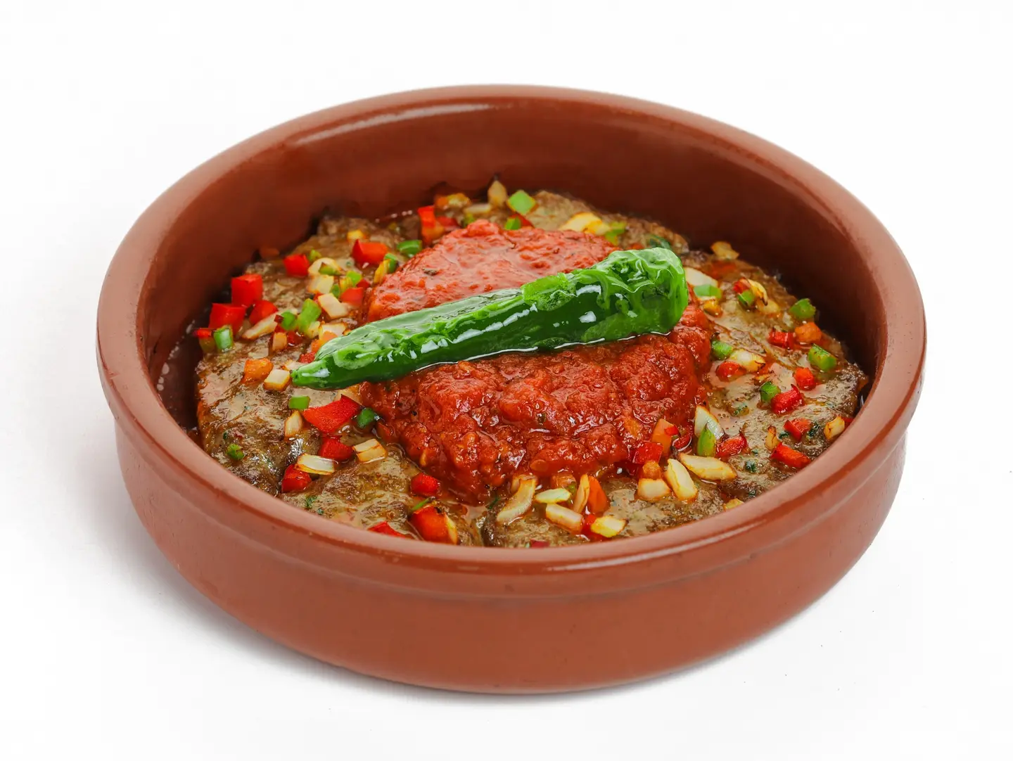 Meat Kofta Casserole In Red Sauce