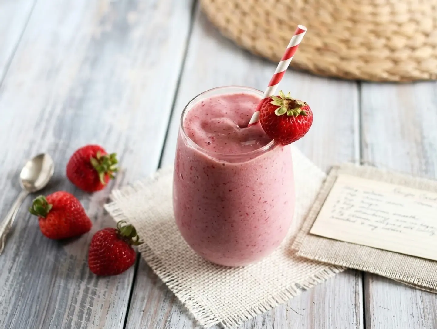 Strawberry Smoothie - Middle