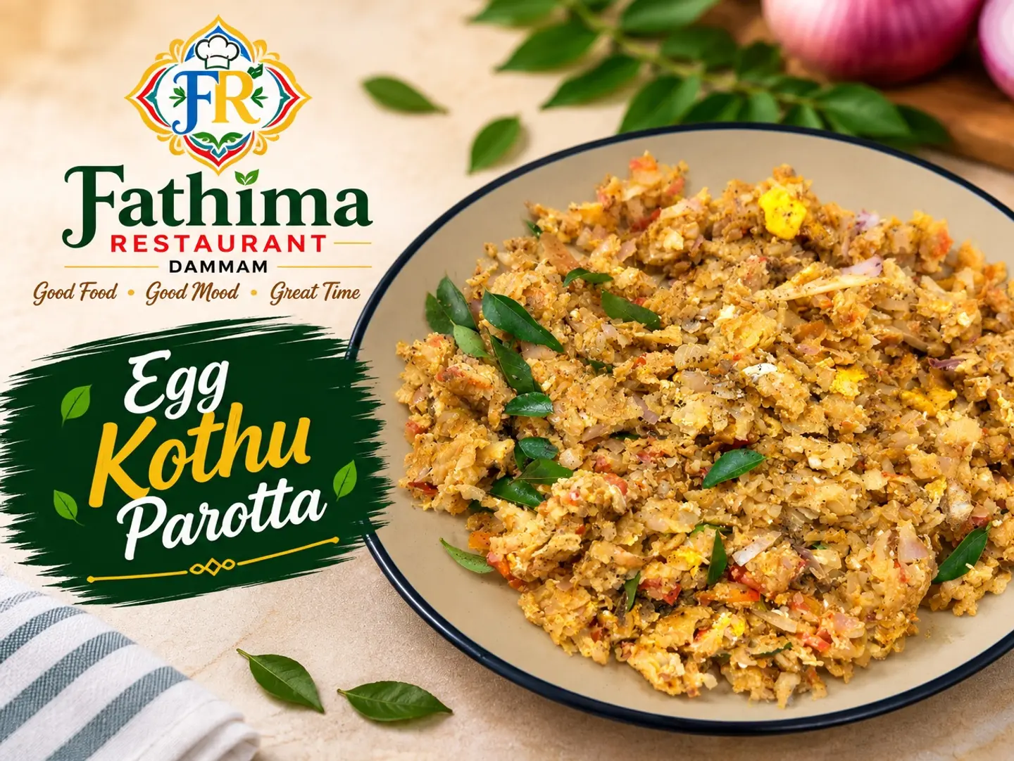 Egg Kothu Parotta