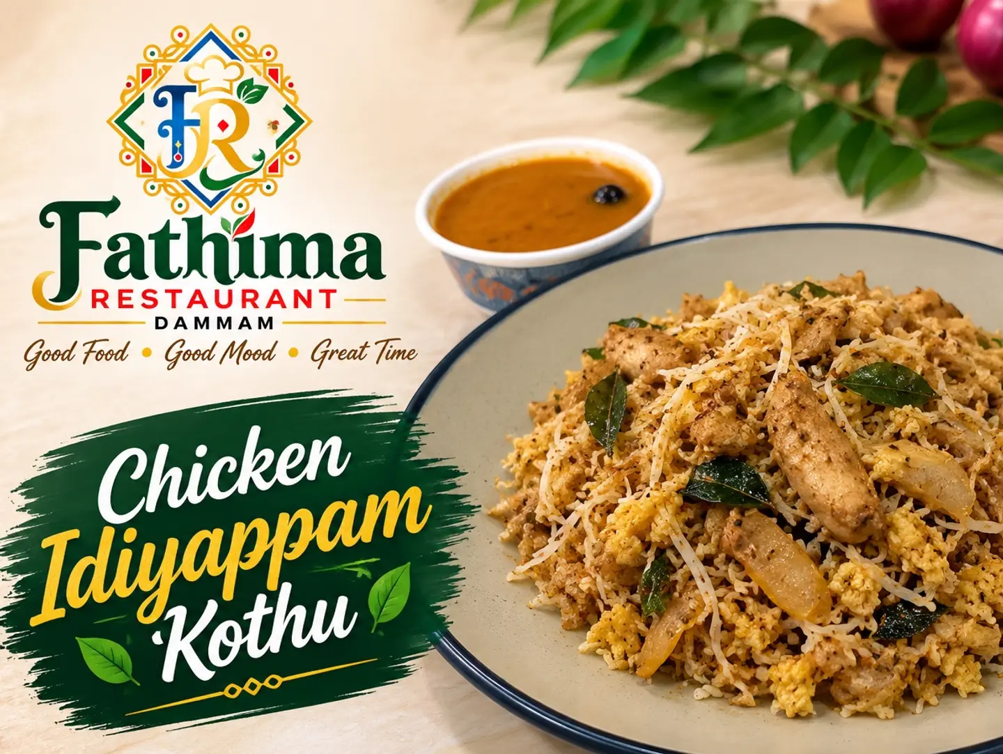 Idiyappam Chicken Koththu