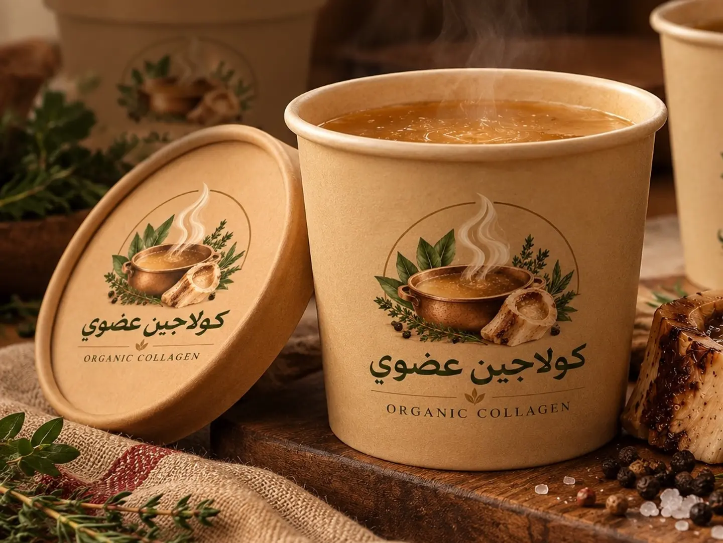 مرق عظام مجمّد (٣٥٠ مل)