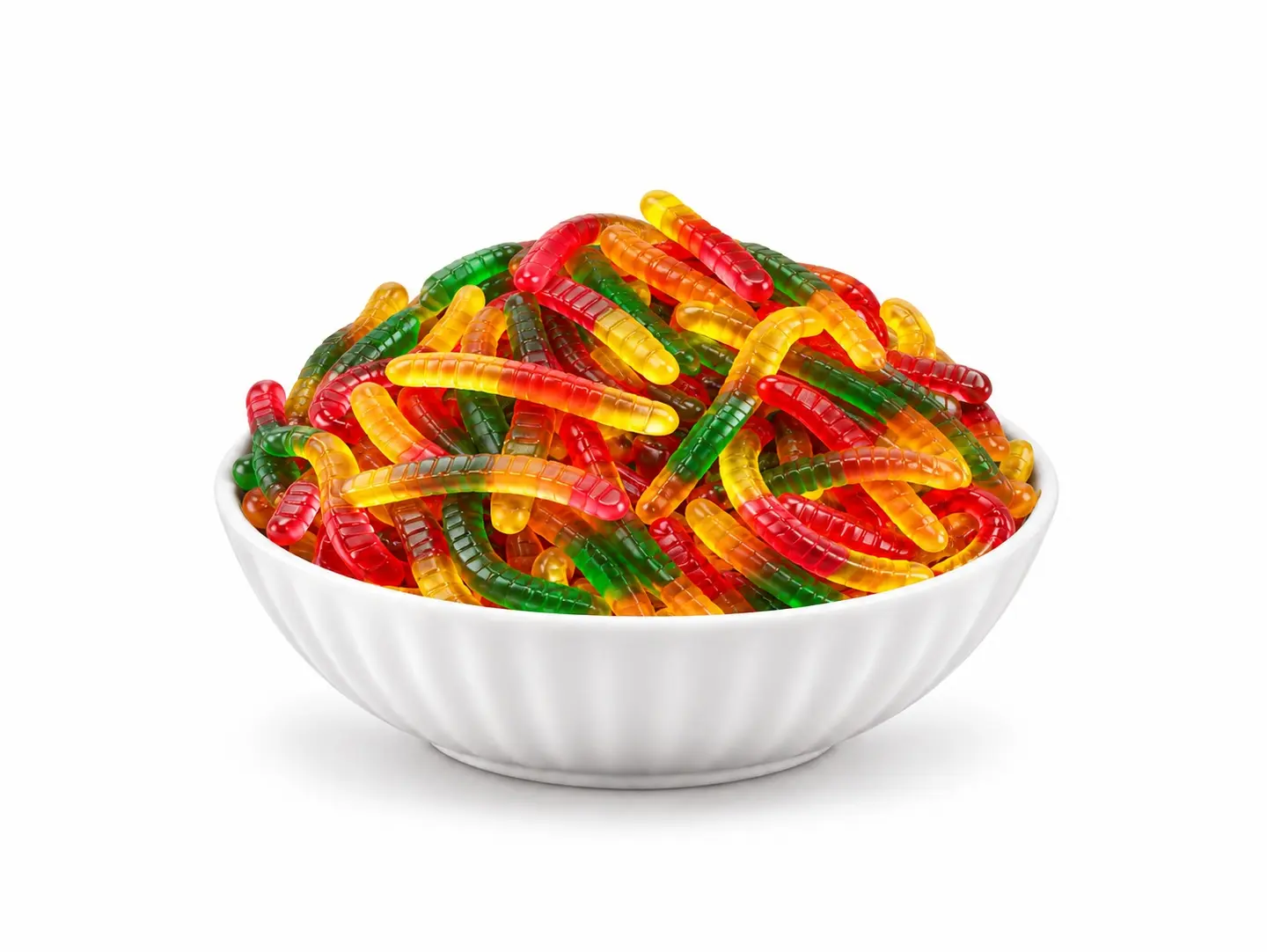 Colorful Gummy Worms