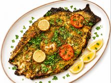 سمك سوبريم مع أرز