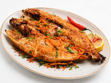 سمك حمام عربي مع أرز