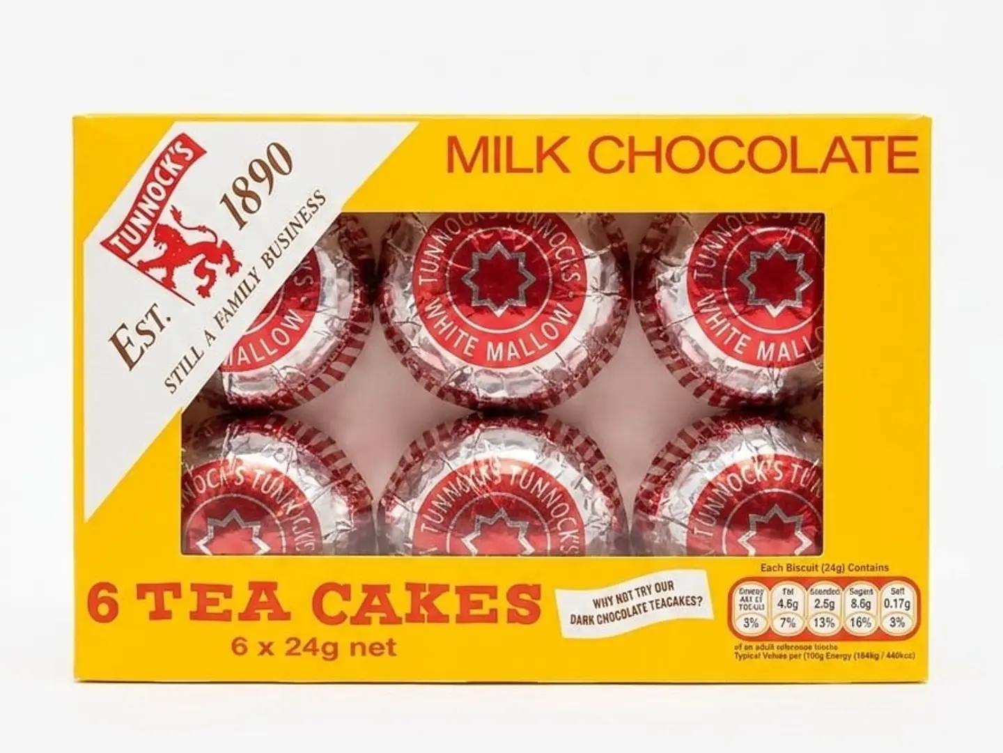 Tunnocks Tea Caks 6pes