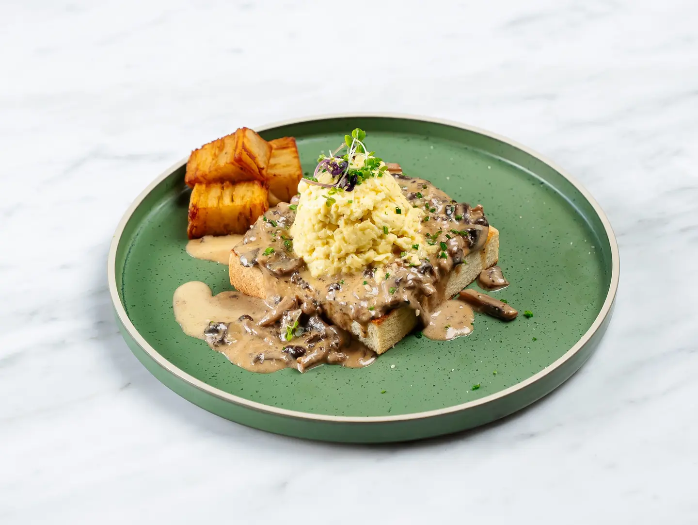 Mushroom Scrambled Egg