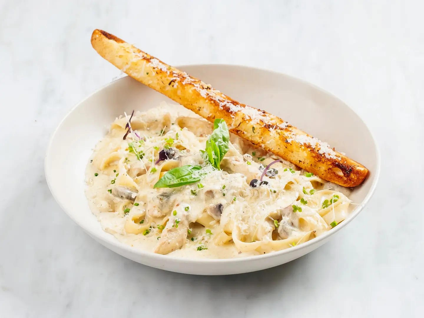 Chicken Mushroom Fettuccine