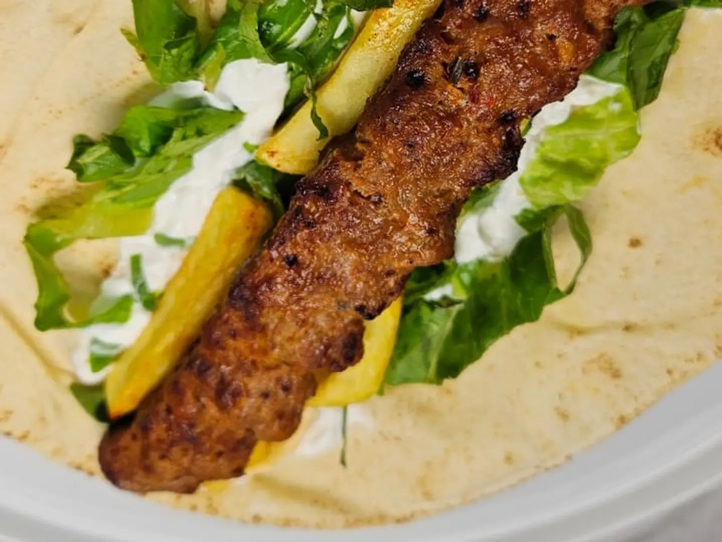 Meat Kebab Sandwich