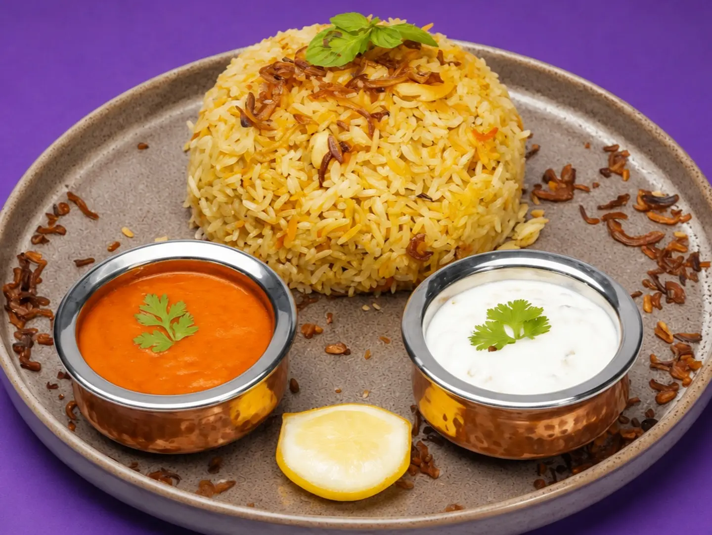 أرز بريانى سادة