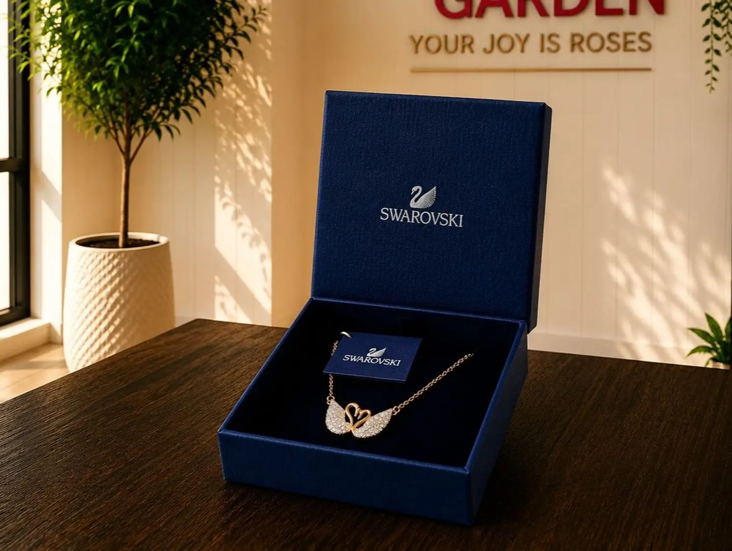 Swarovski Swan Elegance Necklace