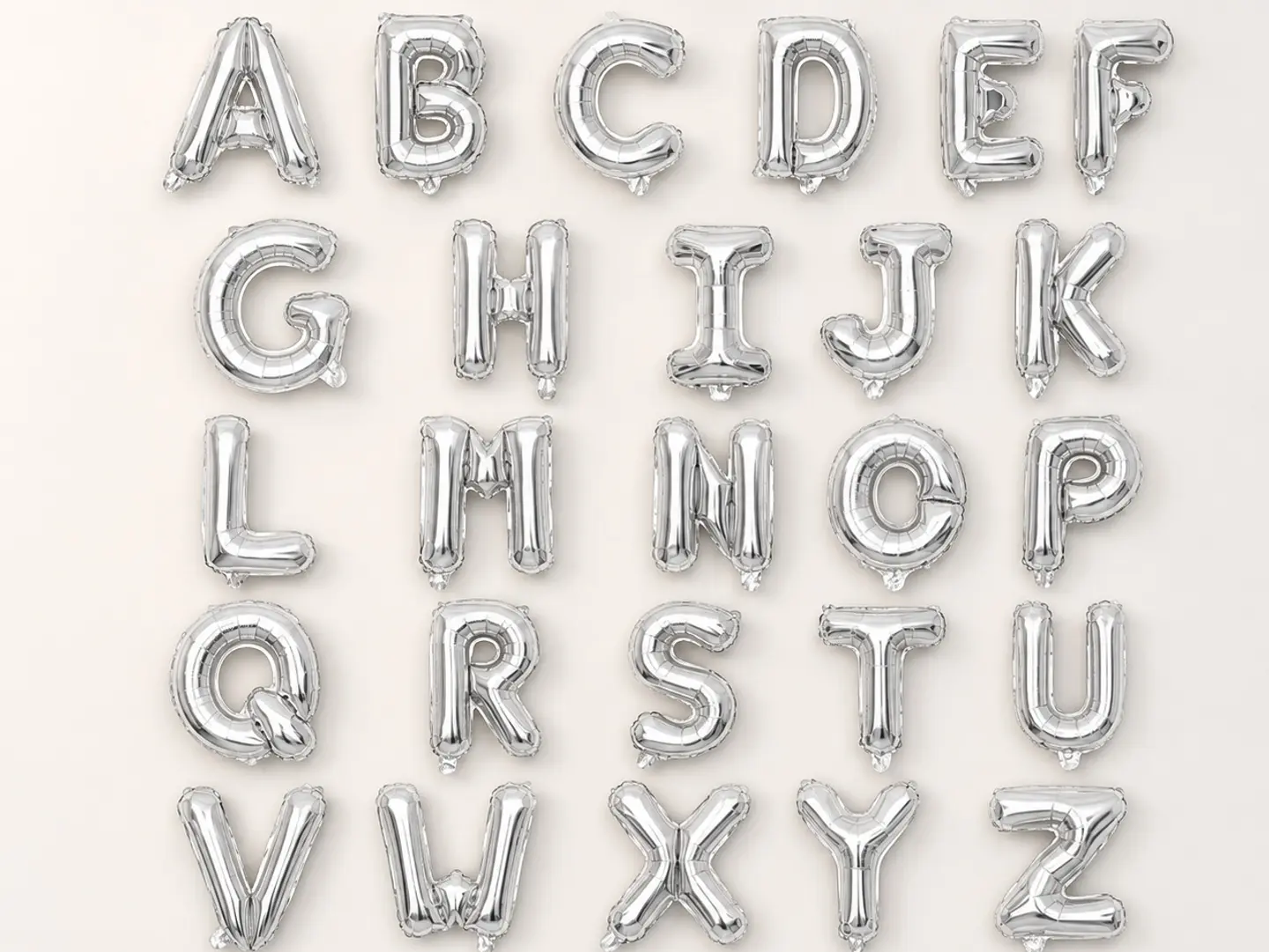 Large Helium Balloon With Individual Letter