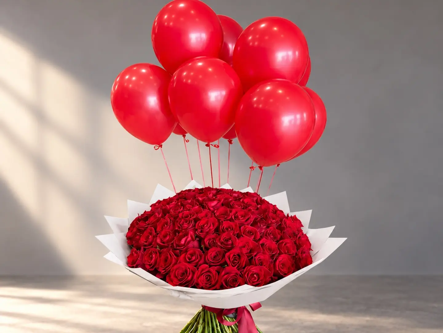 Red Ribbon Bouquet 27