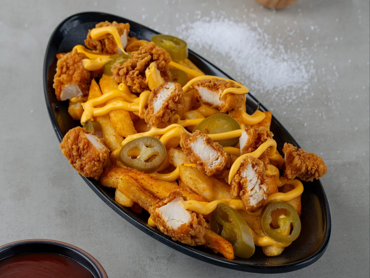 Chicken, Cheese, And Jalapeno Potato Platter