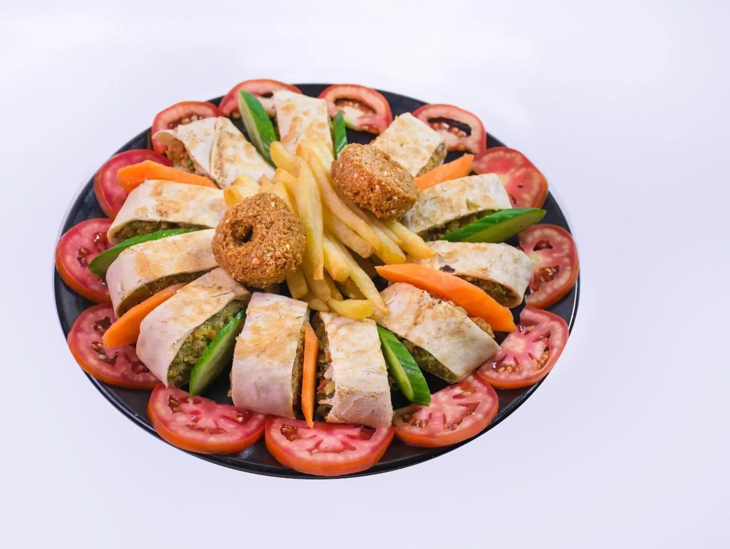 Double Arabic Falafel Plate