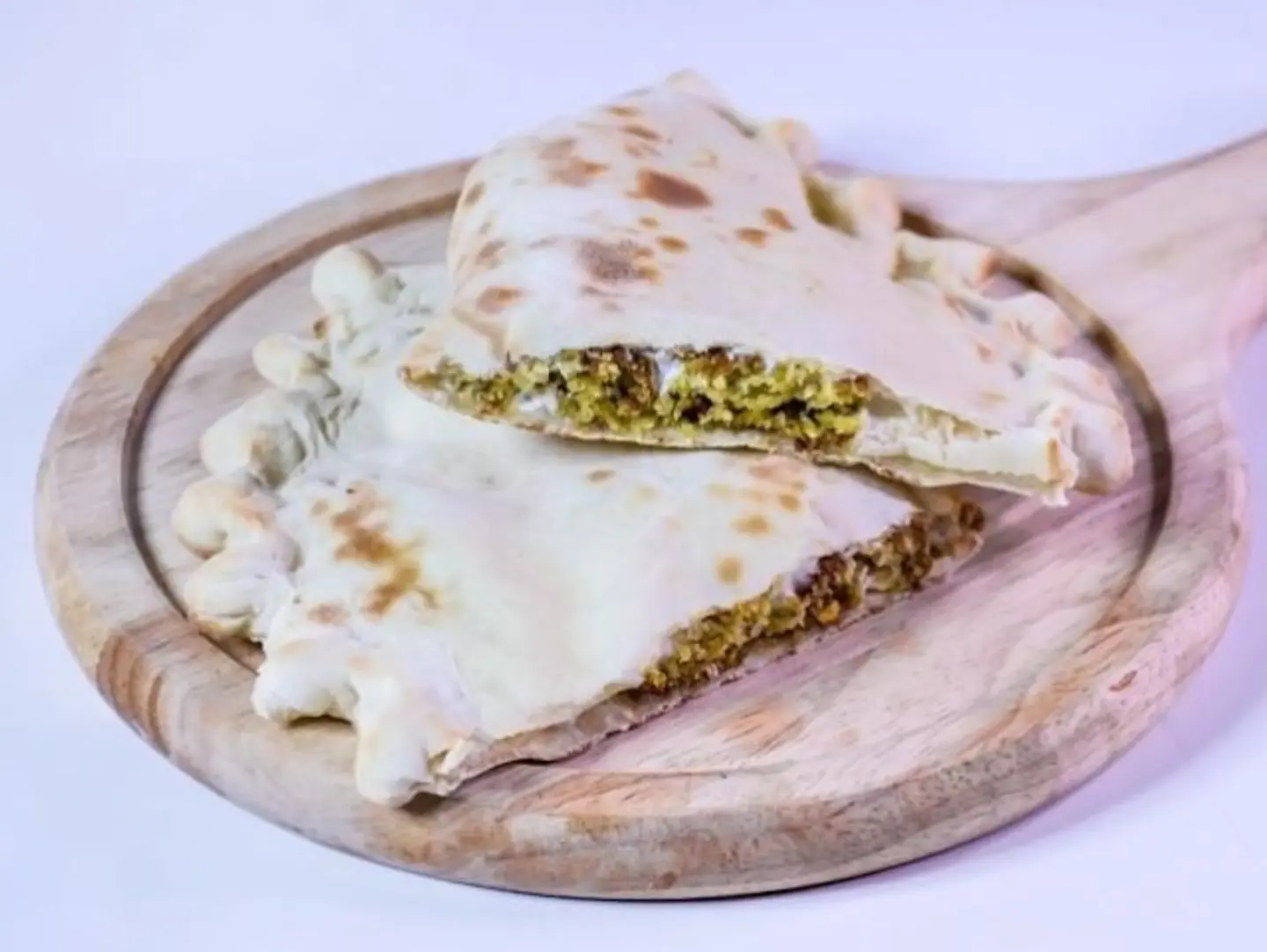 Labneh With Falafel - Round