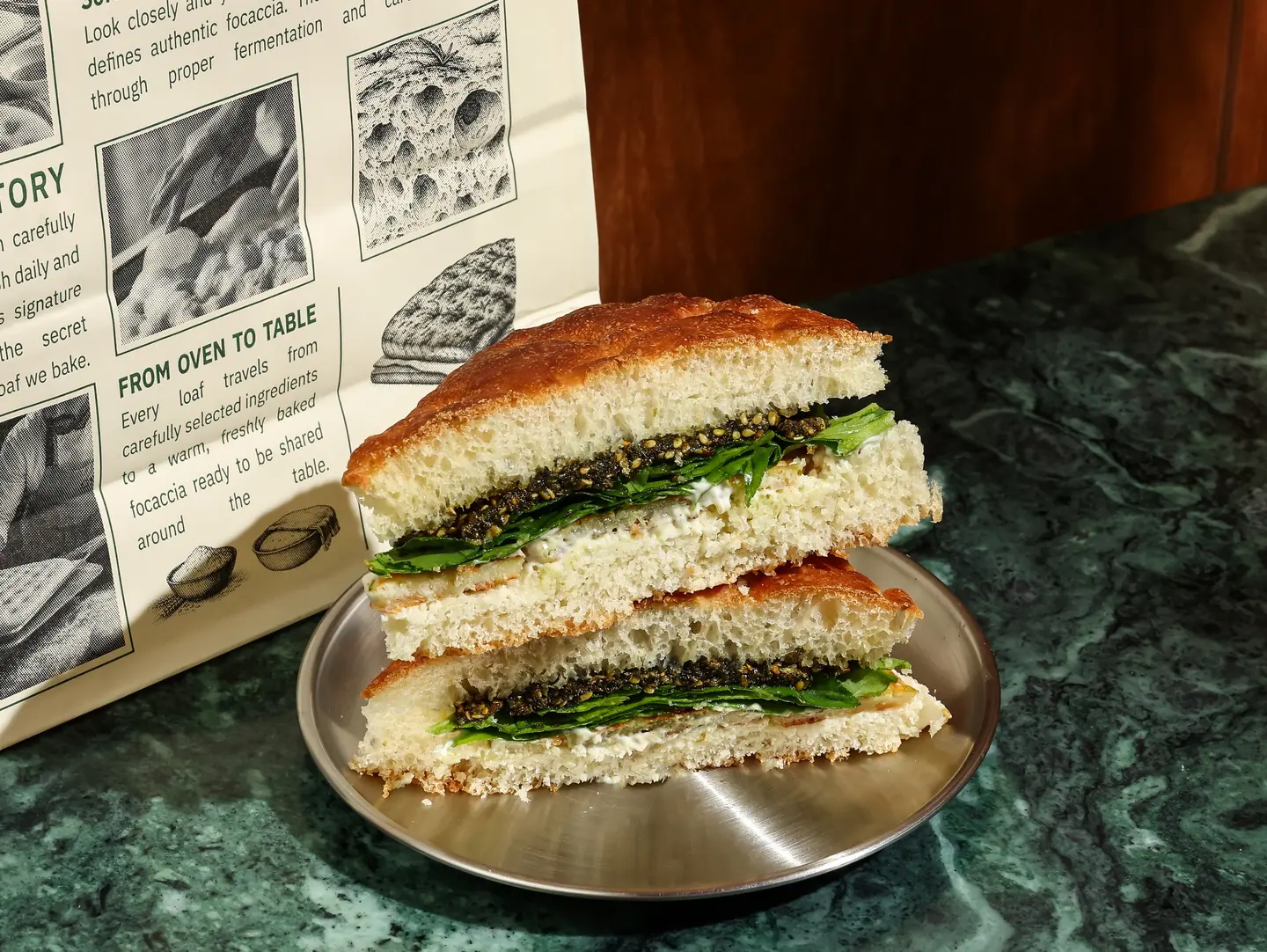 Halloumi Zaatar Sandwich