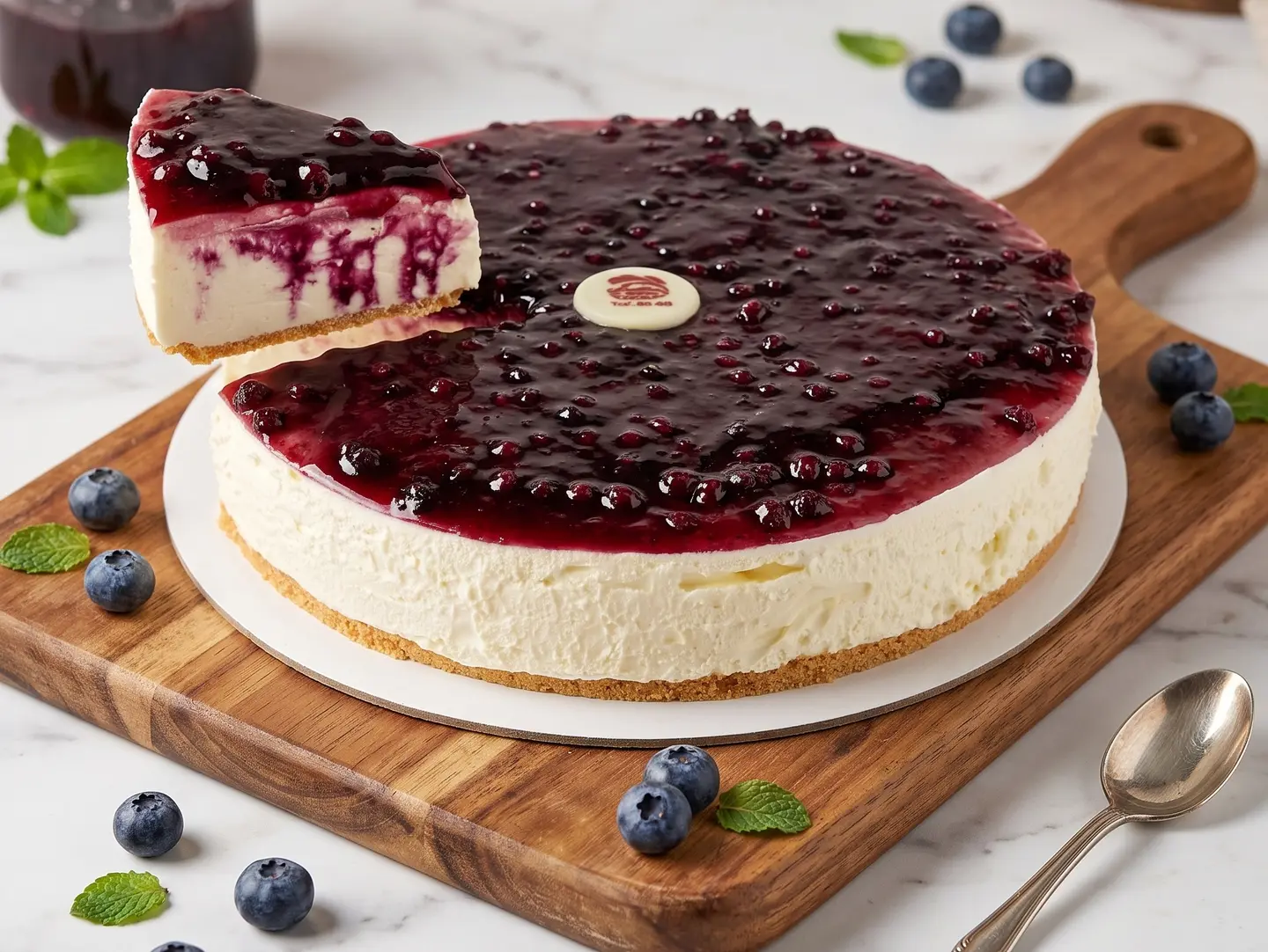 Cheese Cake With Blueberry
