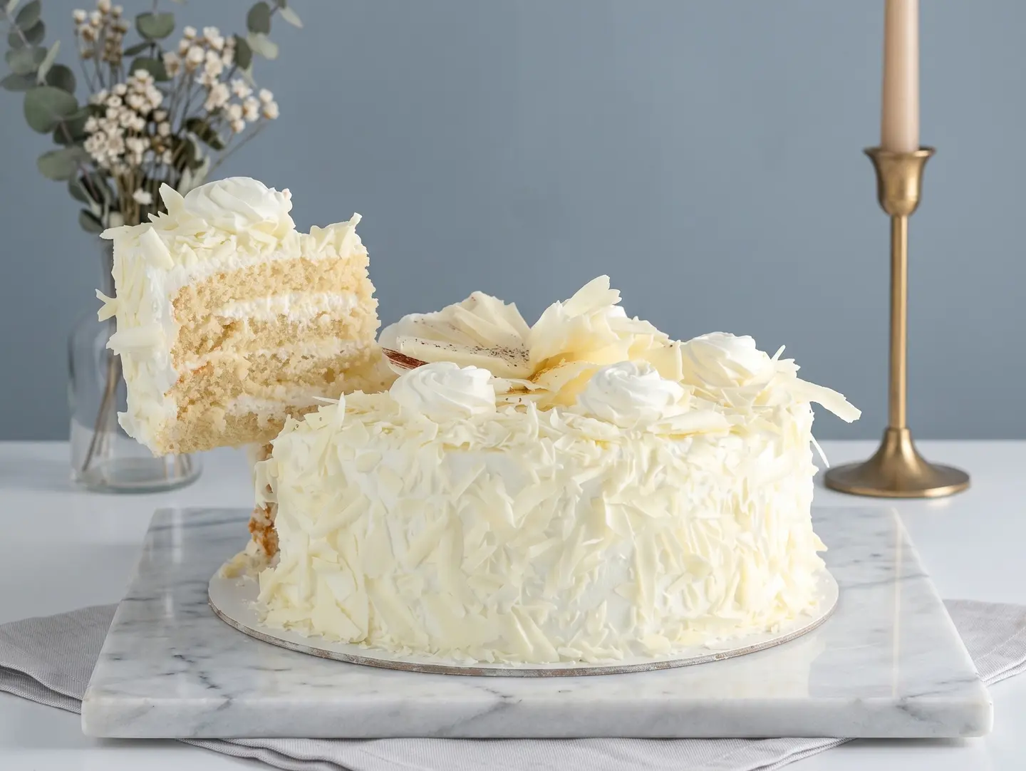 White Forest Cake