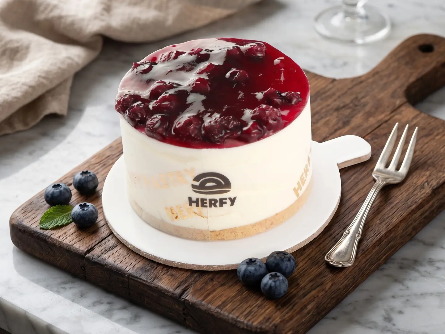 Cheese Cake With Blueberry