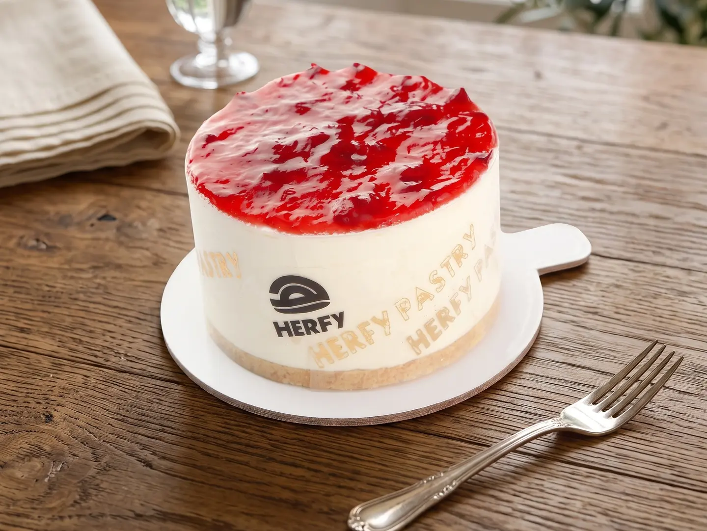 Cheese Cake With Raspberry