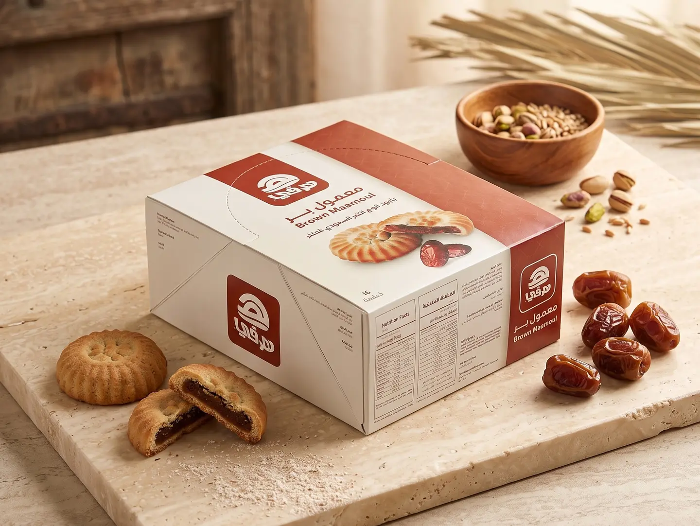Brown Maamoul Box