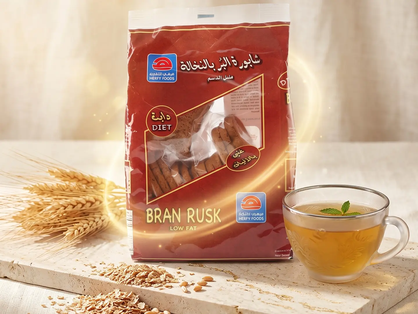 Rusk Pkt With Bran