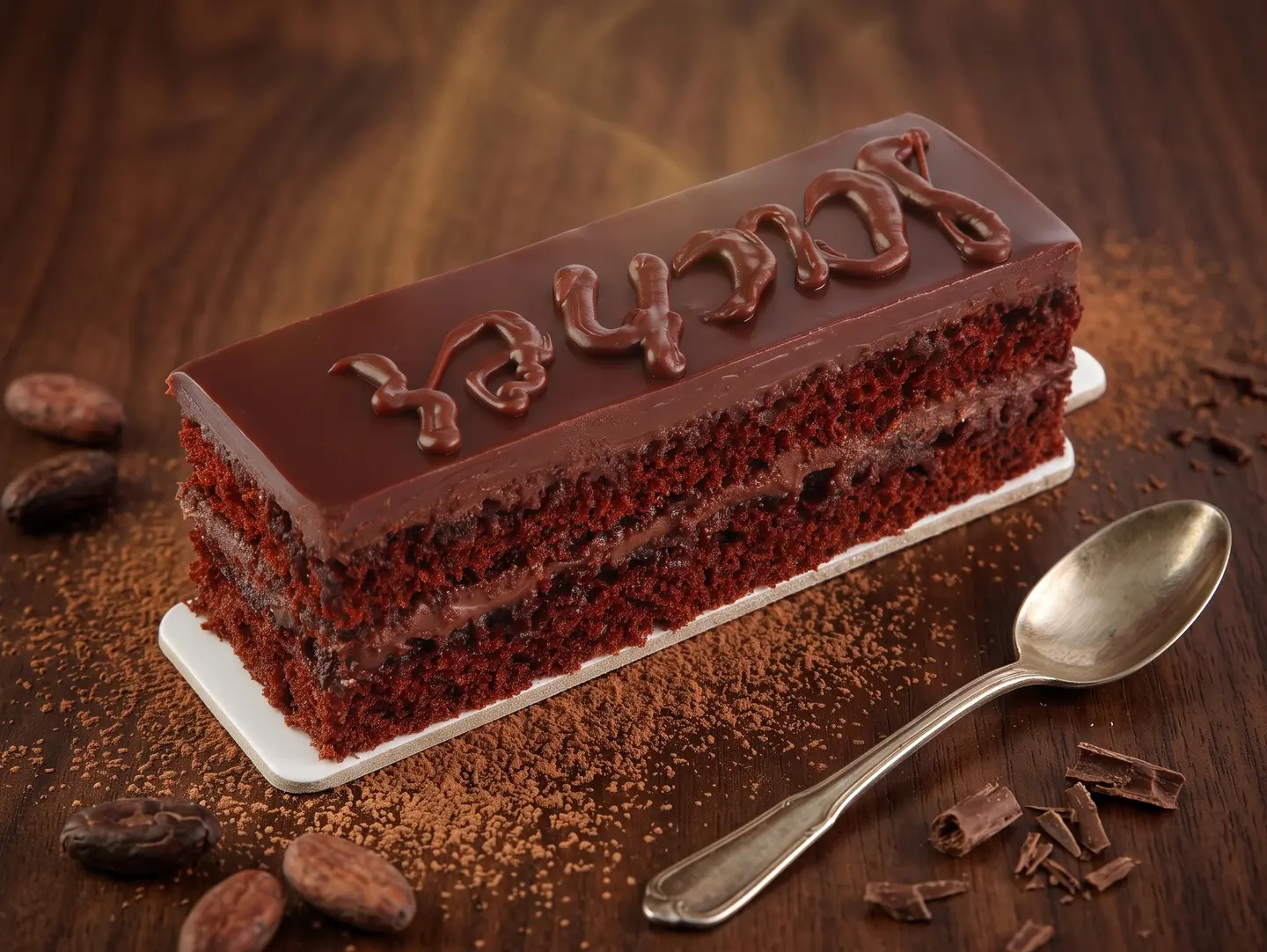 Sacher Cake Slice