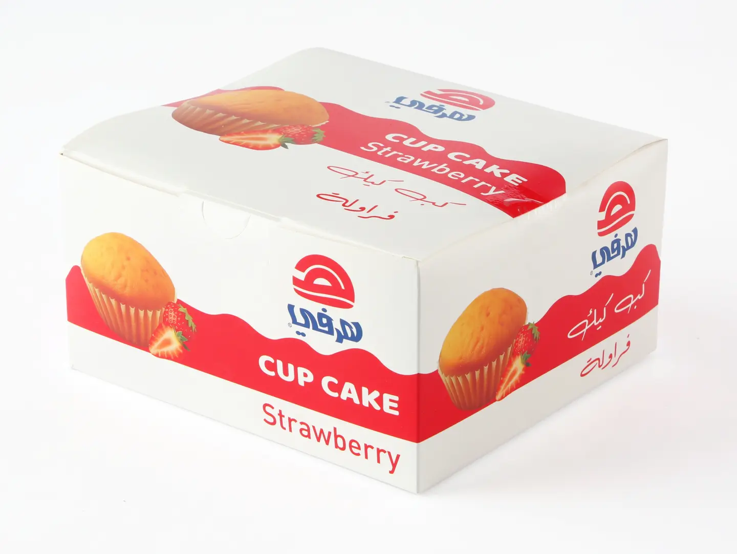 Strawberry Cup Cake Box
