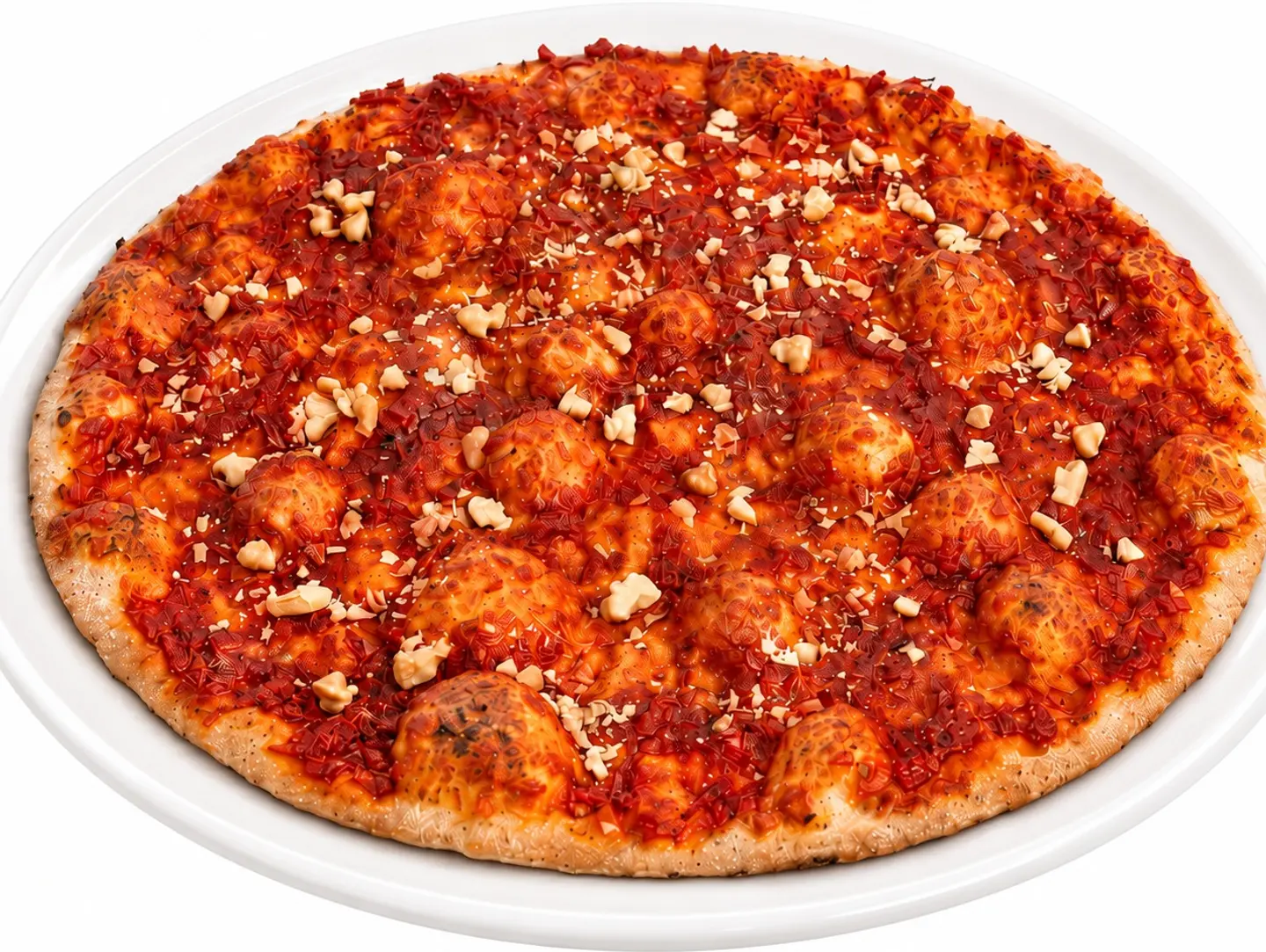 Red Manakish   With Whole Grain