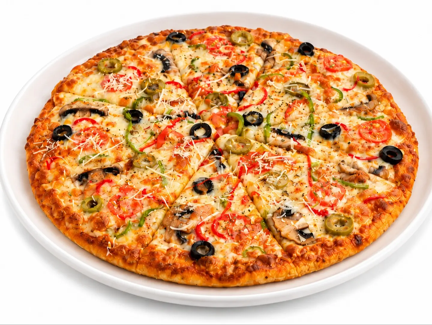 Vegetable Pizza   Whole Grain