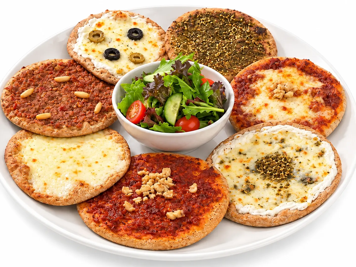 Assorted Manakish   Whole Grain