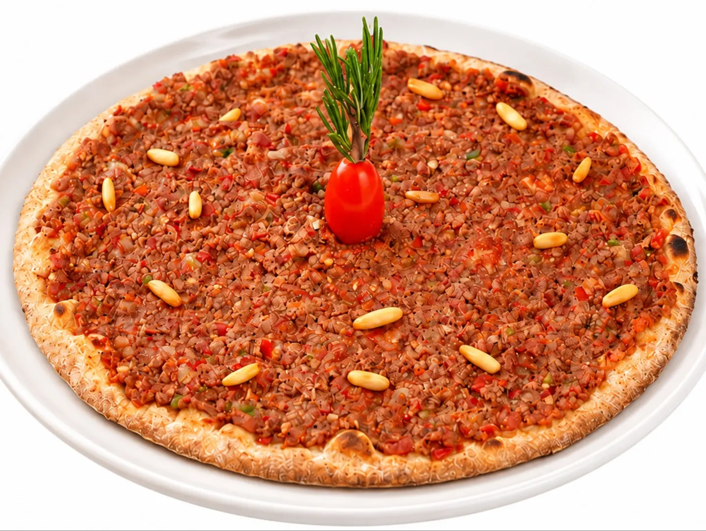 Meat And Cheese Manakish   With Whole Grain