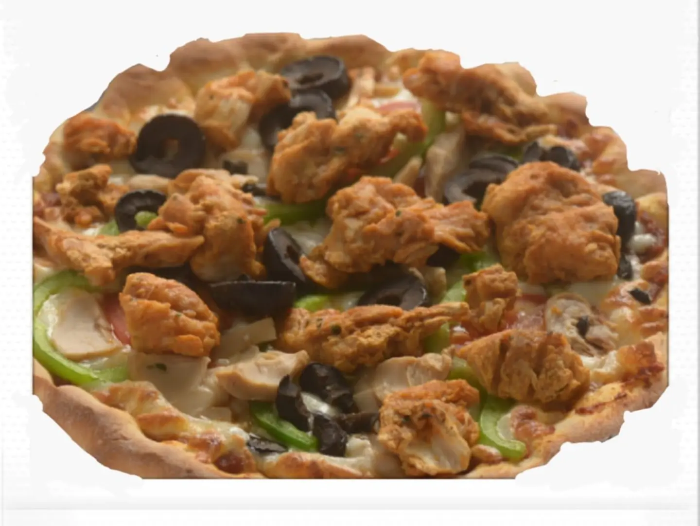 Large Chicken Pieces Pizza