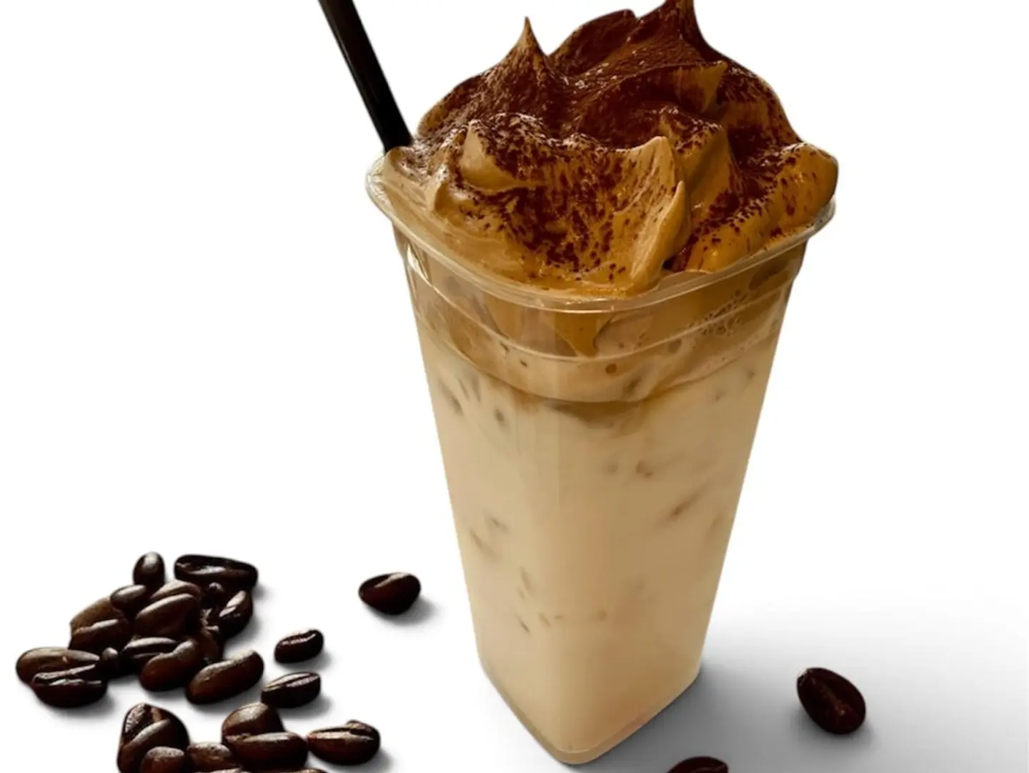 Dalgona Iced Coffee