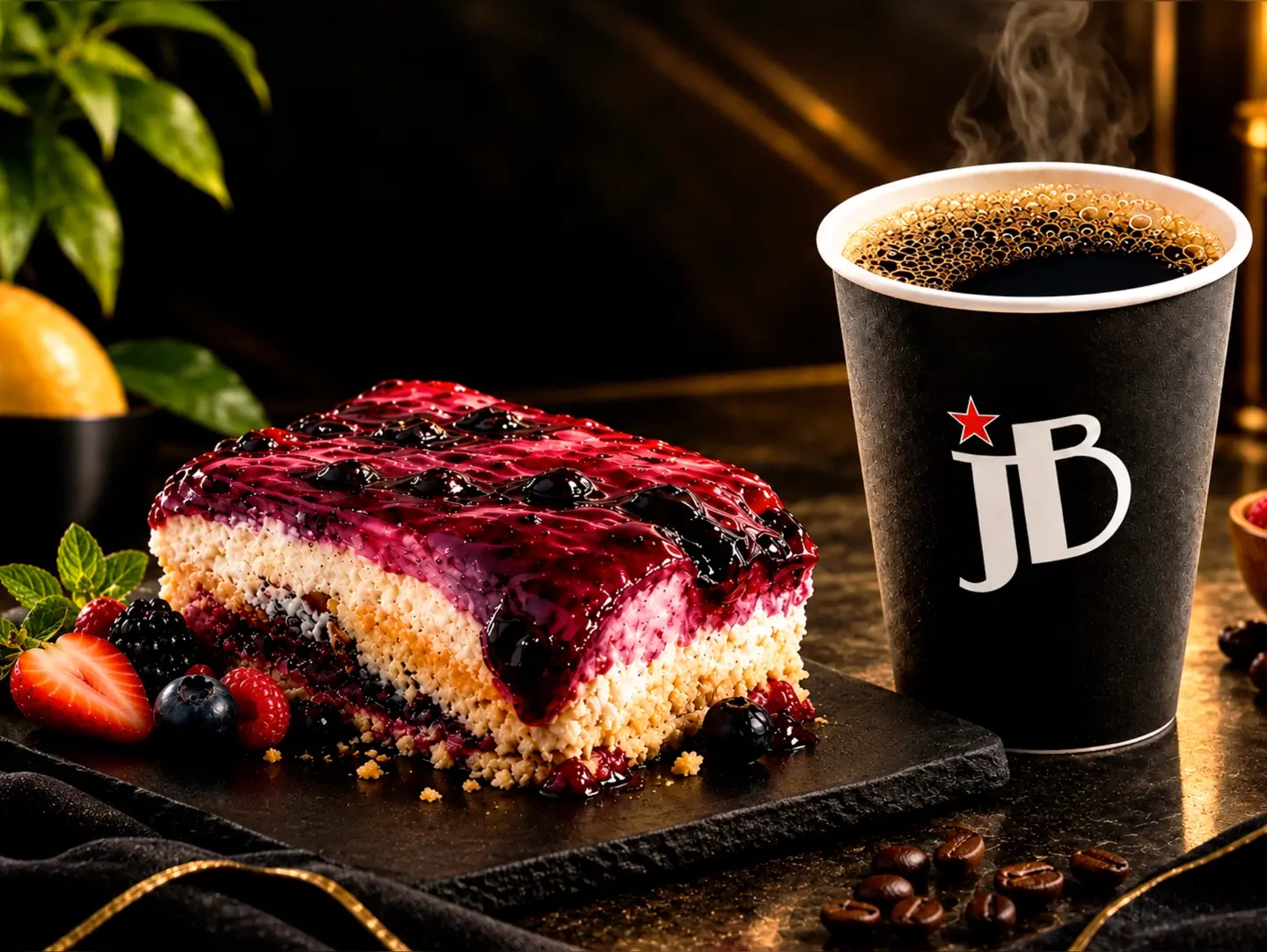 Rasberry Trupple With Coffee Of The Day Free