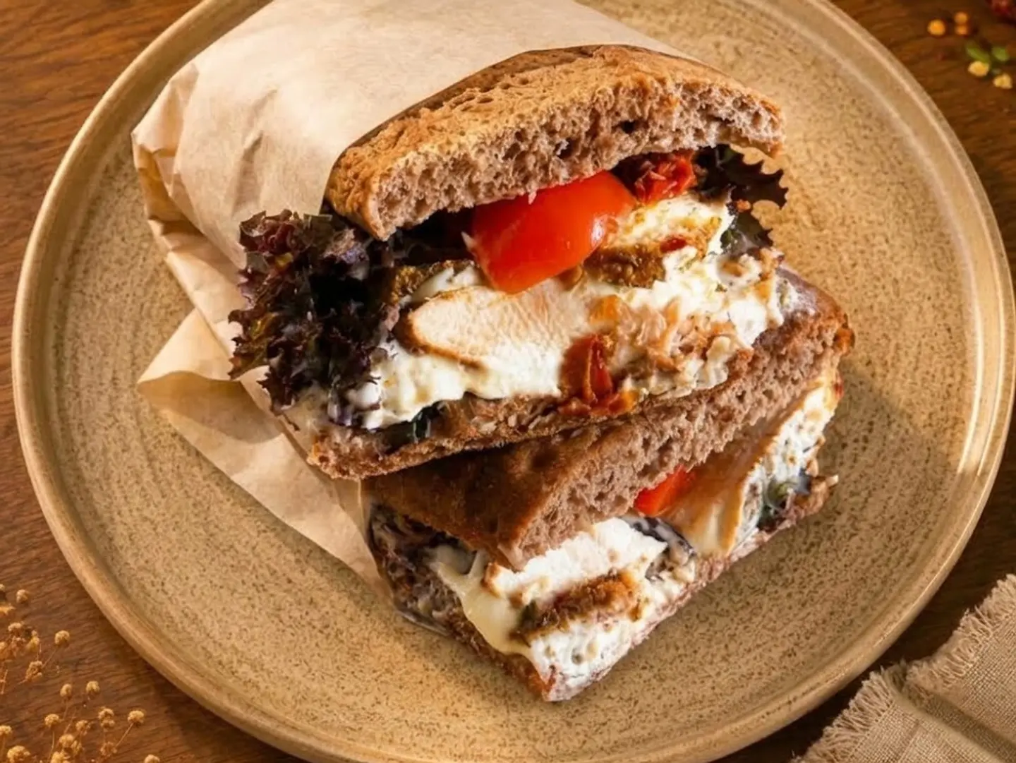 Grilled Chicken Caesar Panini